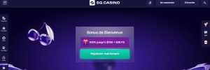 SG casino bonus de bienvenue