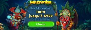 Wazamba casino bonus de bienvenue