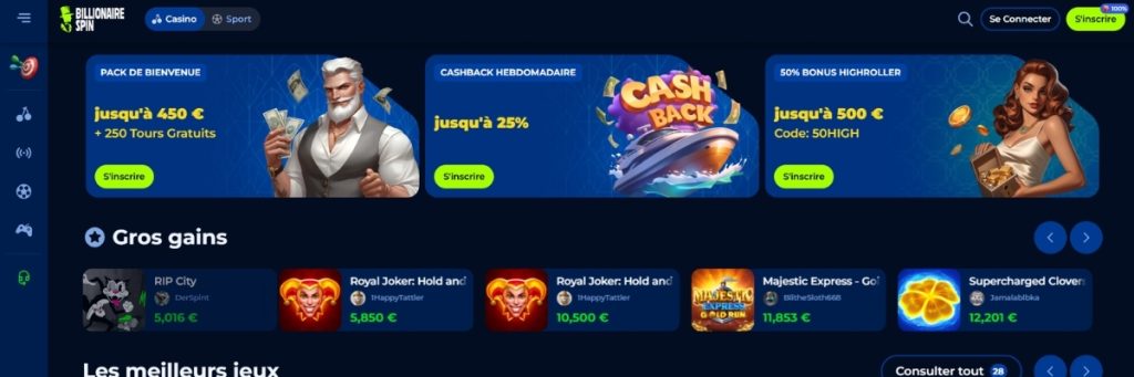 Billionaire Spin Casino