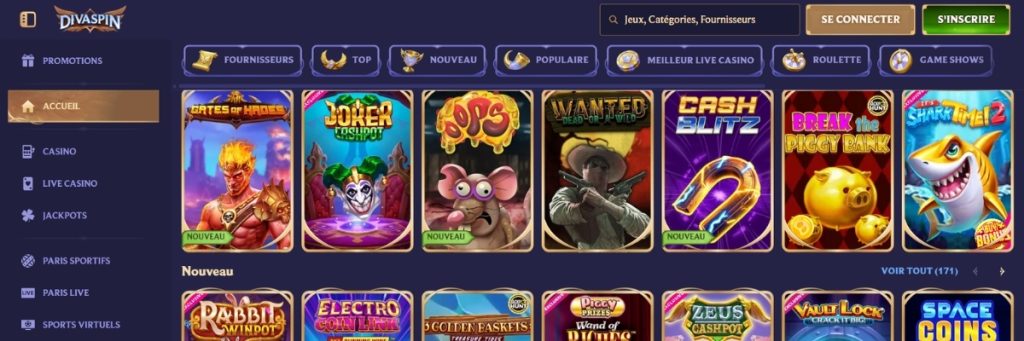 DivaSpin Casino