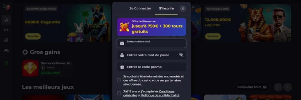 Felixspin Sinscrire