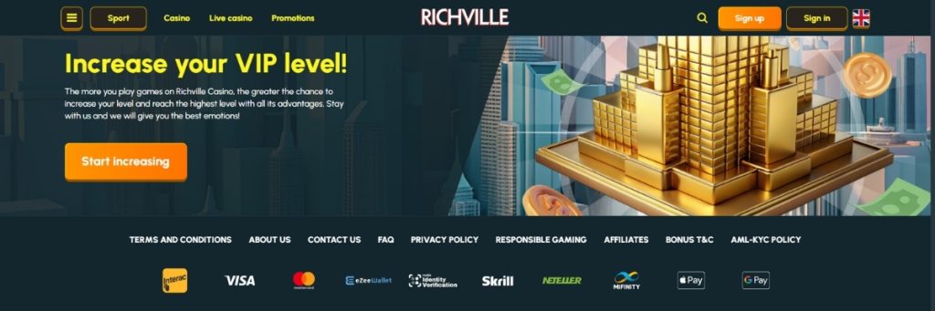 Richville Casino VIP