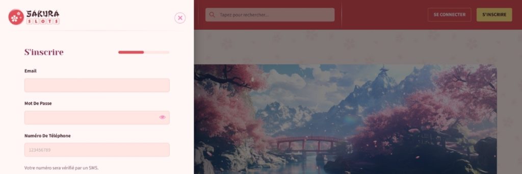 Sakura Slots Sinscrire