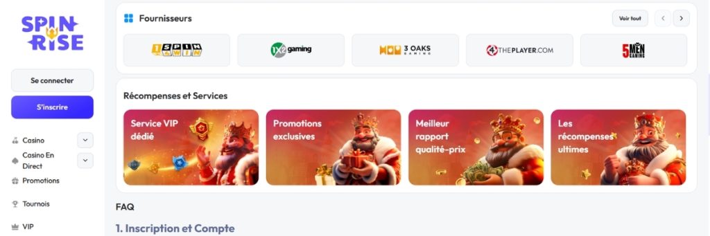 Spinrise casino en ligne