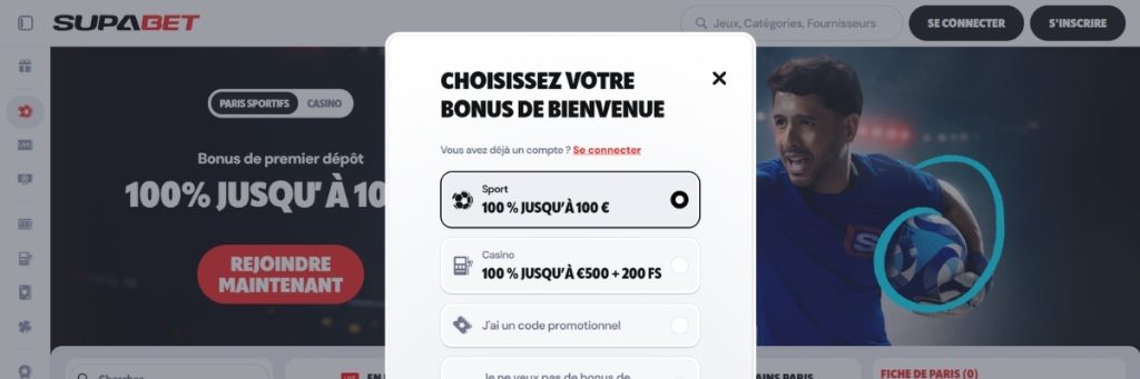 Supabet Sinscrire