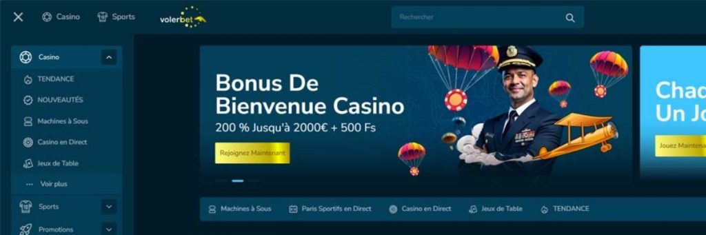 Volerbet Casino en Ligne