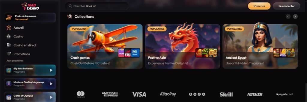 MadCasino Jeux