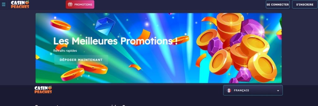 Peaches Casino en Ligne