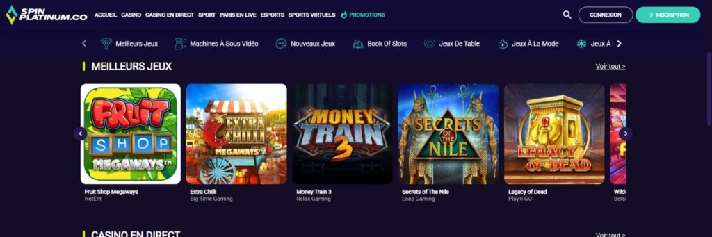 SpinPlatinum Casino