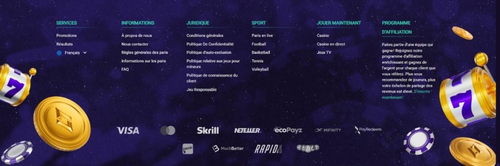 SpinPlatinum Casino en Ligne