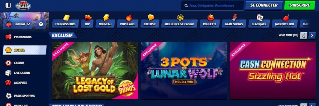 Big Clash Jeux