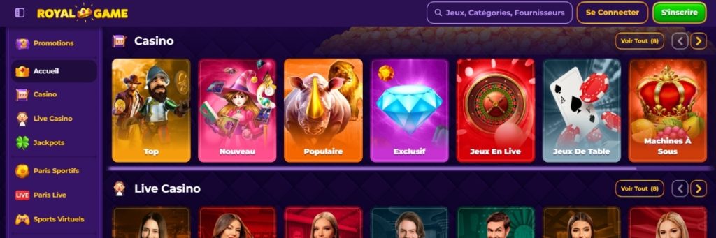 Royal Game Jeux
