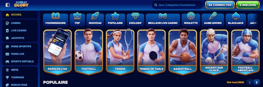Spins of Glory Sports