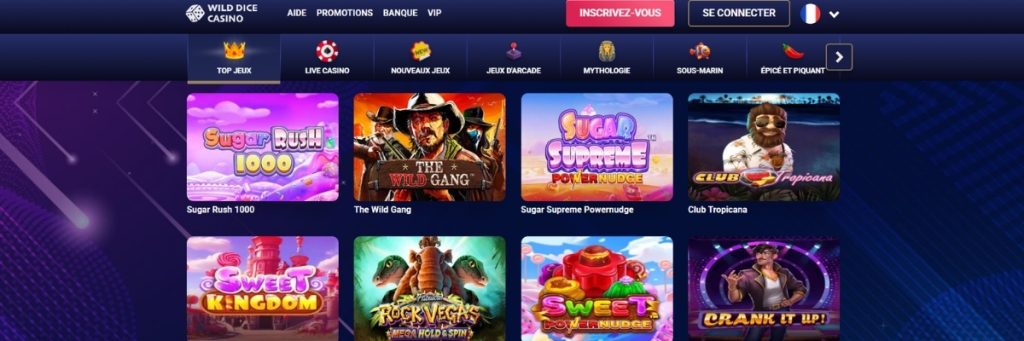 Wild Dice Casino Jeux